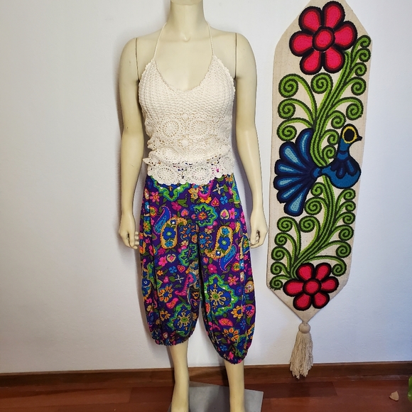 Funky 60s Knickers Harem Pants Vtg - Picture 2 of 6